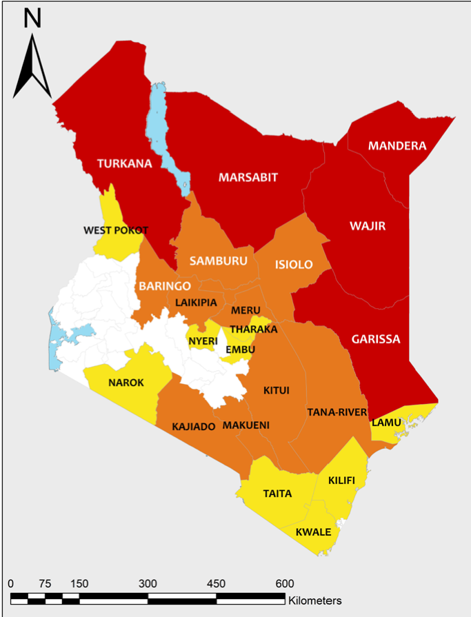 Arid regions of Kenya